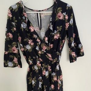 Abercrombie floral romper